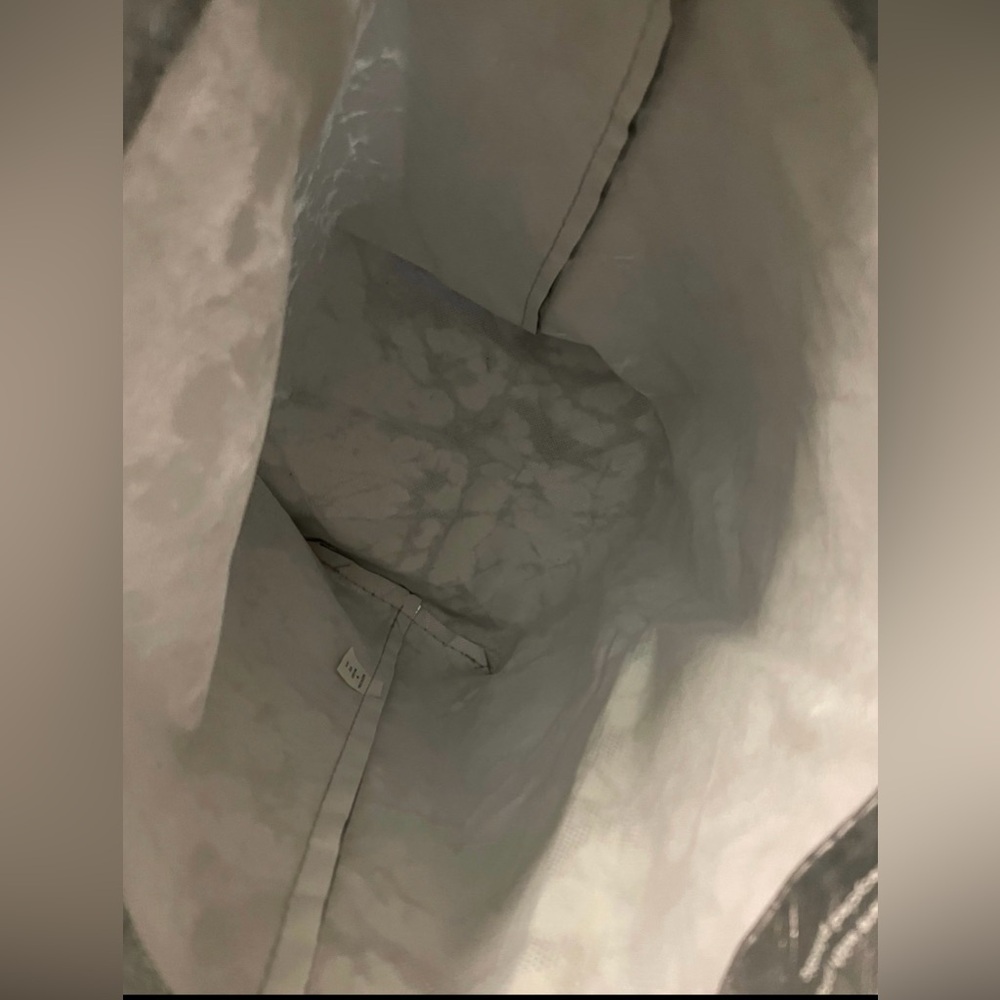 Athleta Reusable Shopping Bag Silver - Picture 9 of 10
